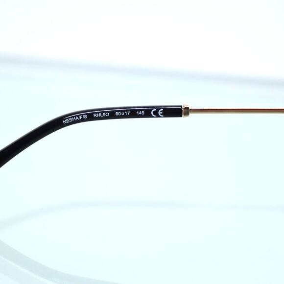 Kate Spade NESHA Round Metal Womens Sunglasses - Gold/Black - NWT - Picture 7 of 9